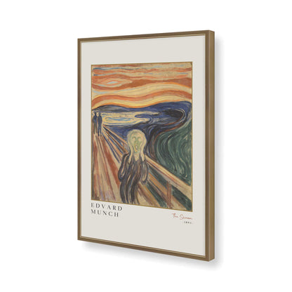 [Color:Brushed Gold], Picture of art in a Brushed Gold frame of the corner