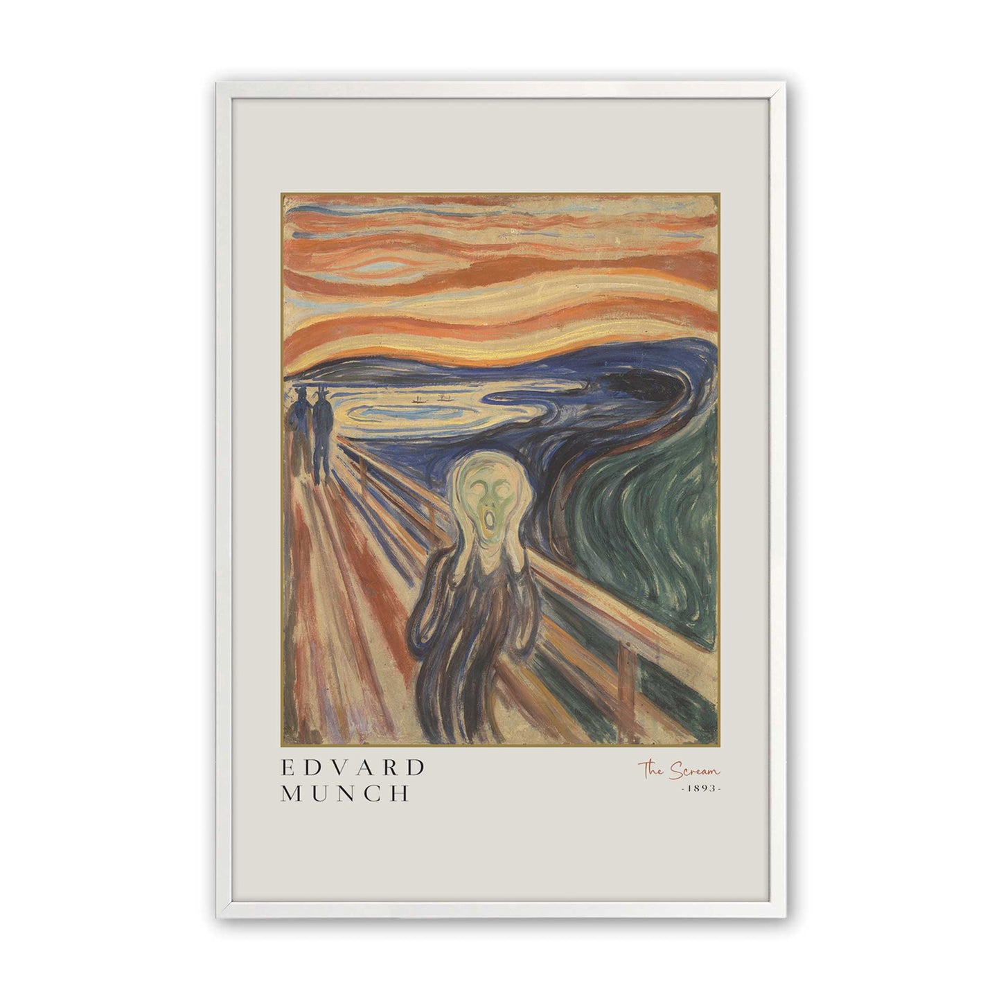 [Color:Opaque White], Picture of art in a Opaque White frame