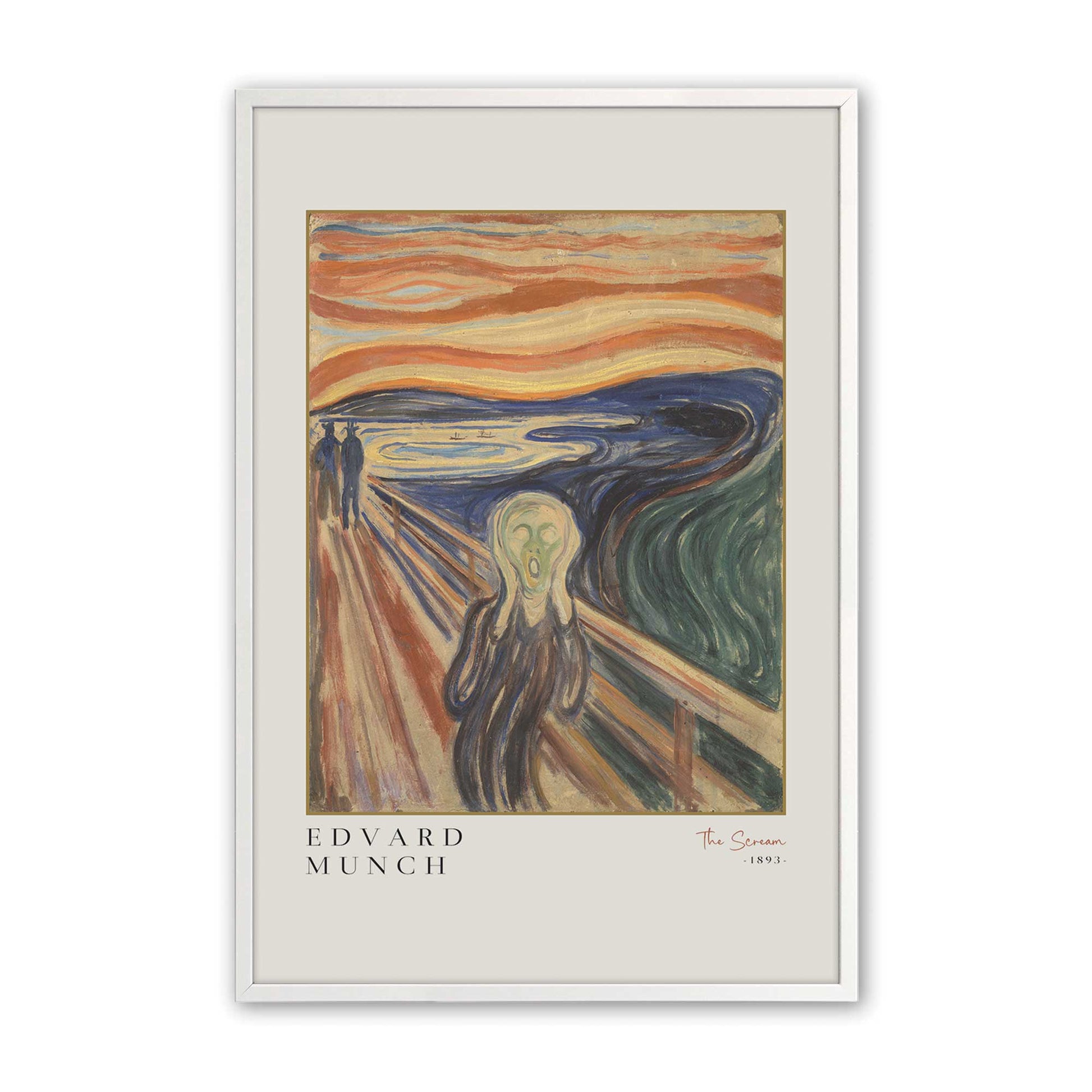 [Color:Opaque White], Picture of art in a Opaque White frame