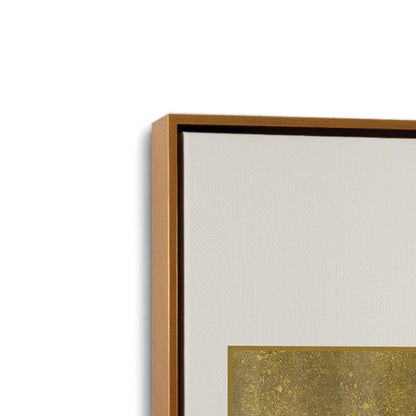 [Color:Polished Gold], Picture of art in a Polished Gold frame at an angle