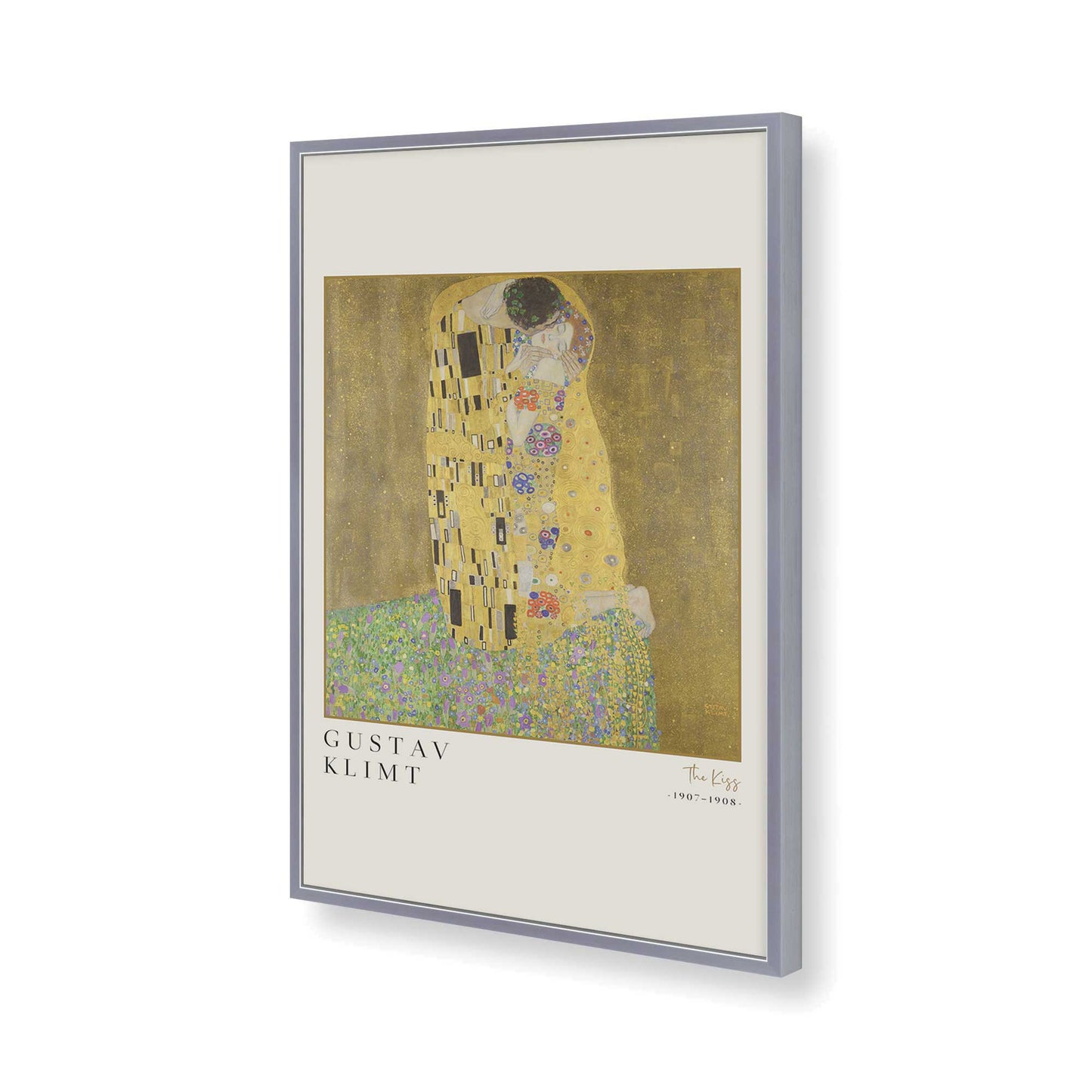 [Color:Polished Chrome], Picture of art in a Polished Chrome frame of the corner