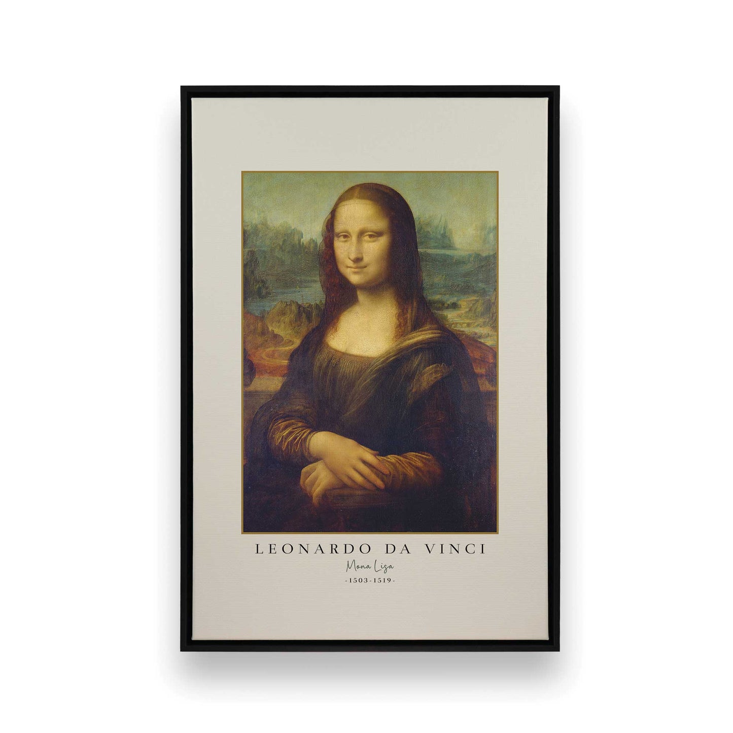 [Color:Satin Black], Picture of art in a Satin Black frame