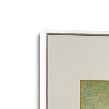 [Color:Opaque White], Picture of art in a White frame at an angle