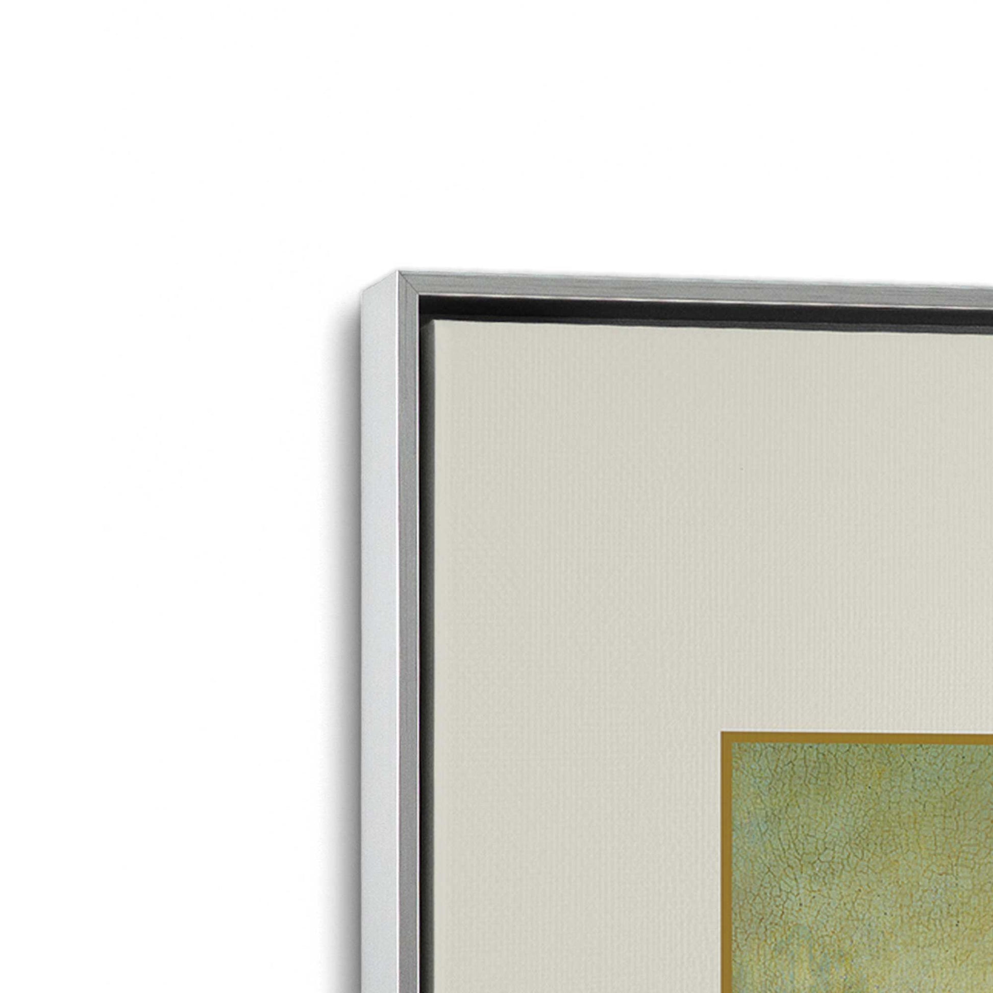 [Color:Polished Chrome], Picture of art in a Polished Chrome frame at an angle