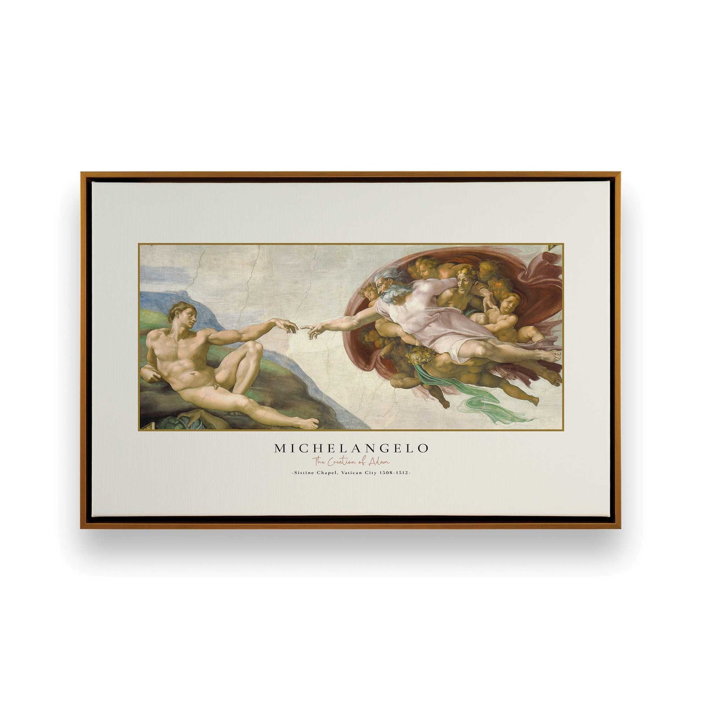 [Color:Polished Gold], Picture of art in a Polished Gold frame