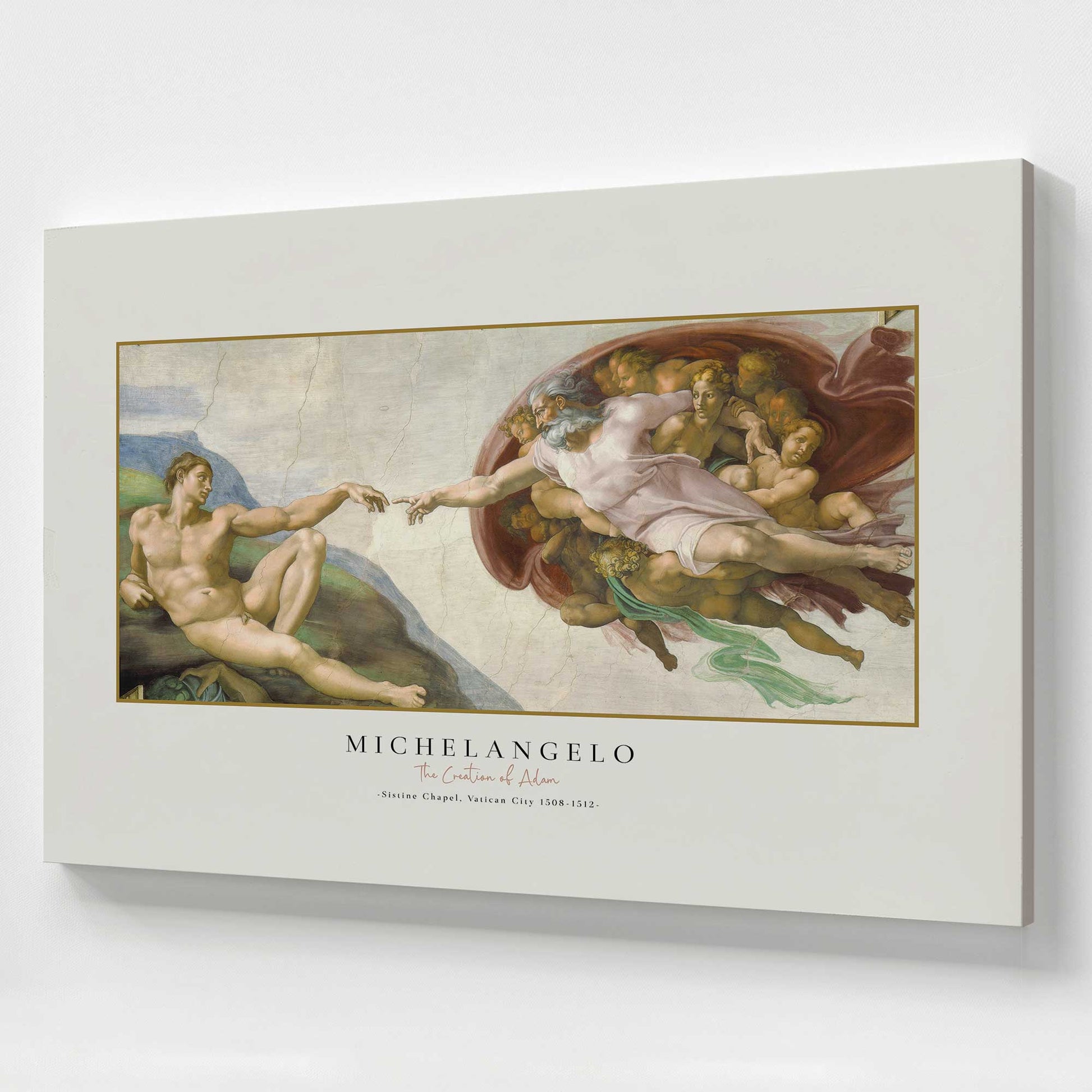 [Color:Stretched Canvas], Picture of art at an angle