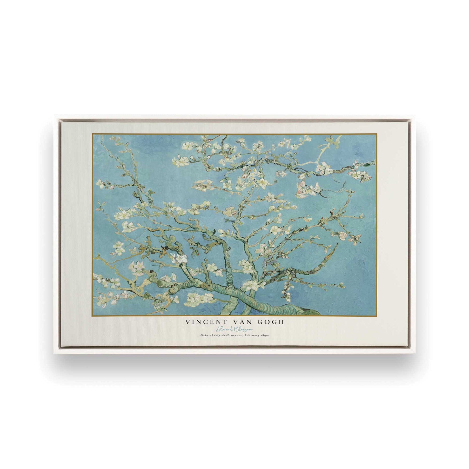 [Color:Opaque White], Picture of art in a White frame