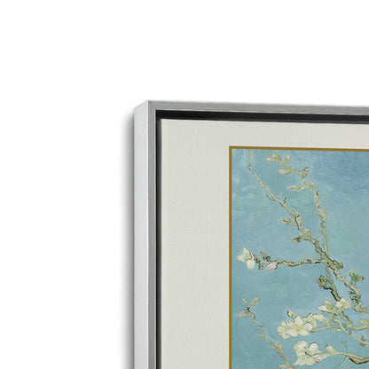 [Color:Polished Chrome], Picture of art in a Polished Chrome frame at an angle