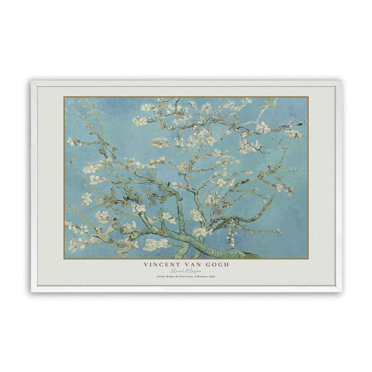 [Color:Opaque White], Picture of art in a Opaque White frame