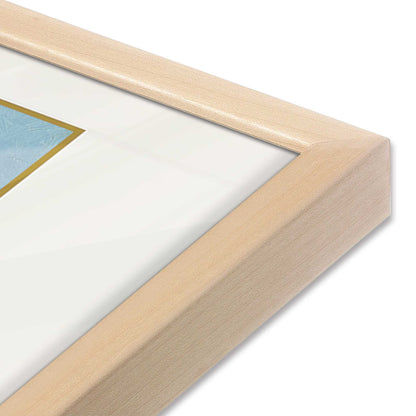 [Color:Raw Maple], Picture of art in a Raw Maple frame at an angle