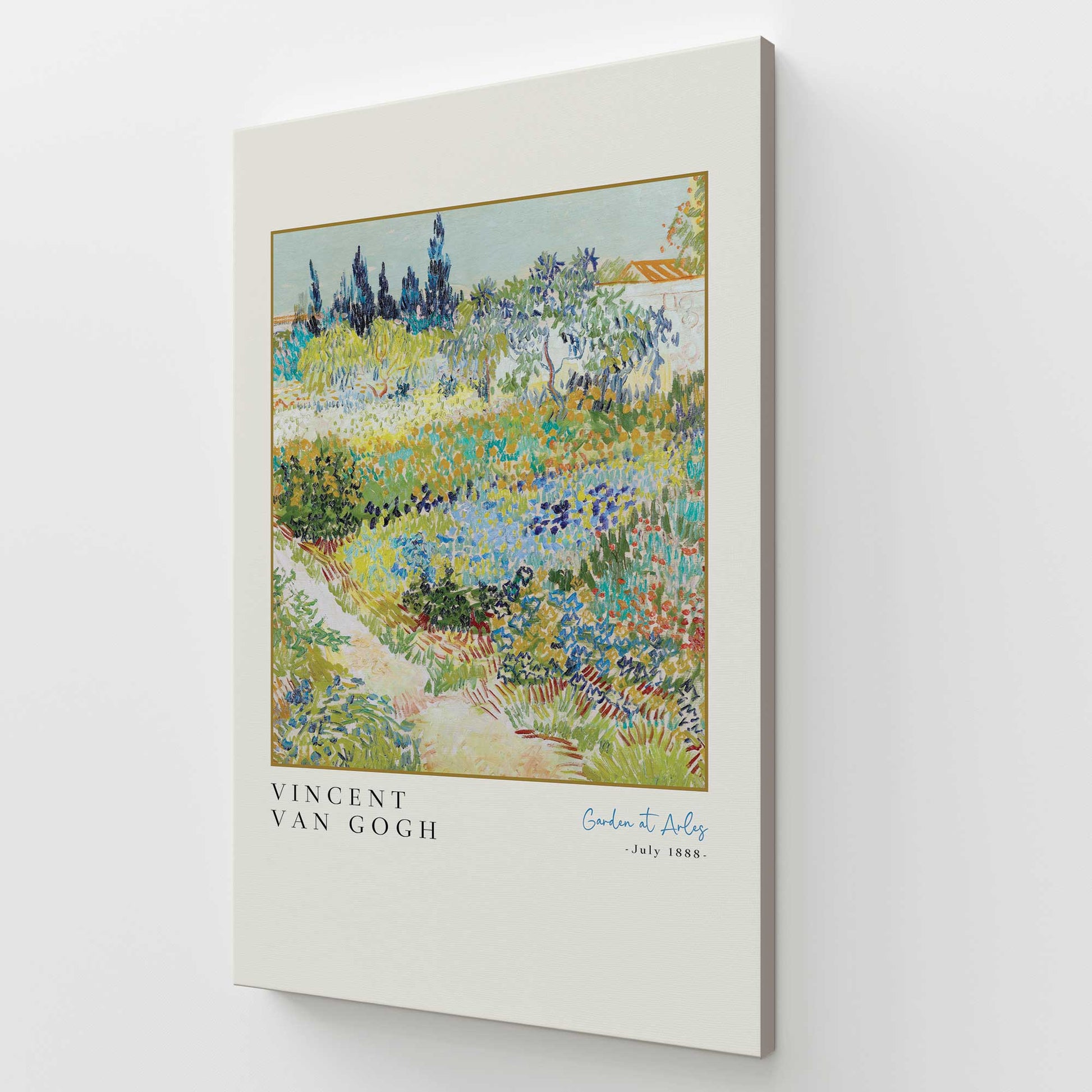 [Color:Stretched Canvas], Picture of art at an angle