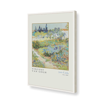 [Color:Opaque White], Picture of art in a Opaque White frame of the corner