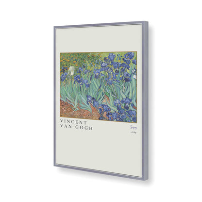 [Color:Polished Chrome], Picture of art in a Polished Chrome frame of the corner