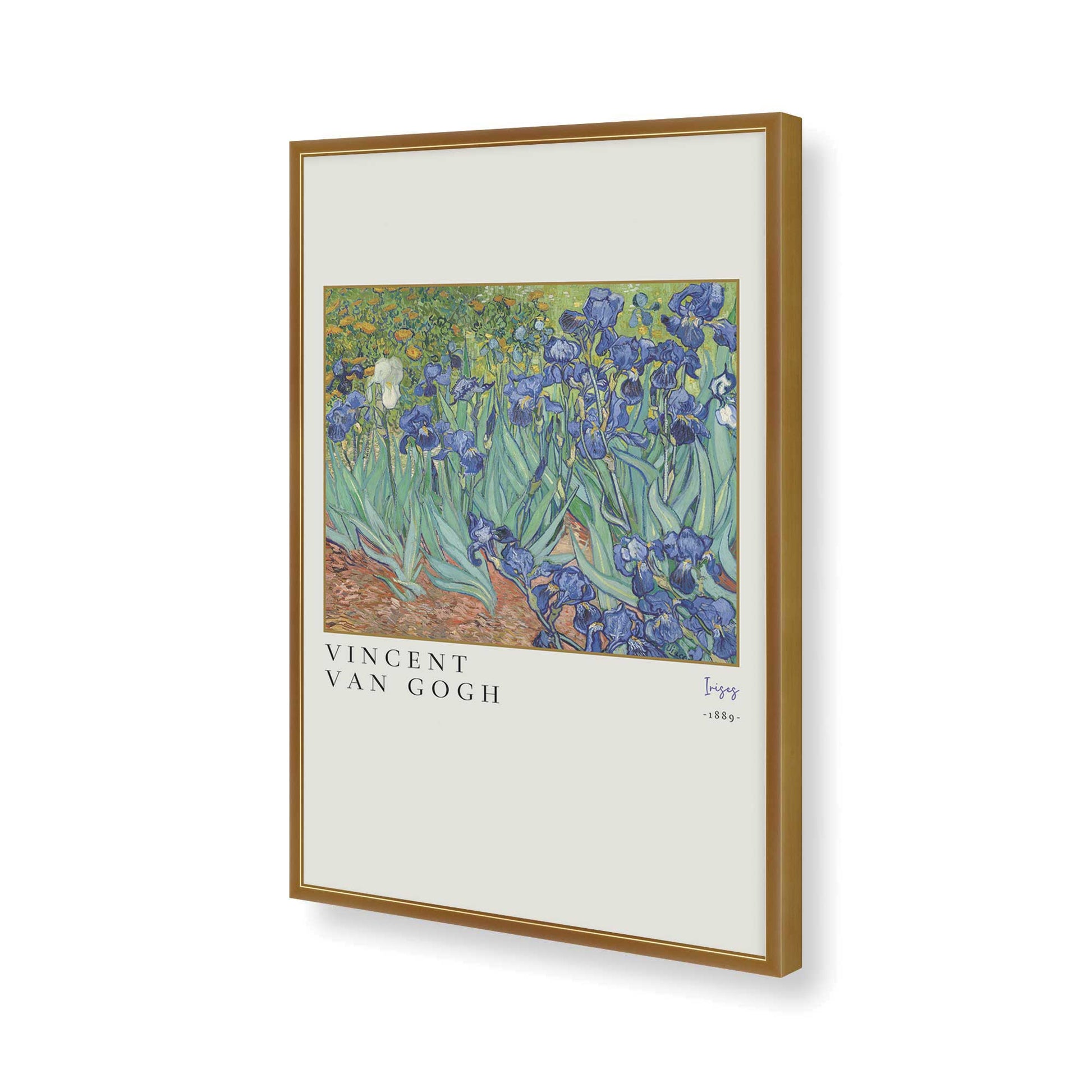 [Color:Polished Gold], Picture of art in a Polished Gold frame of the corner