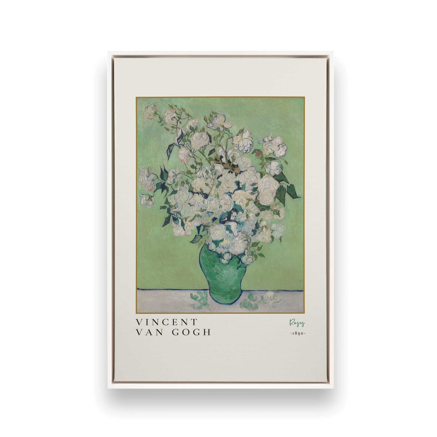 [Color:Opaque White], Picture of art in a White frame