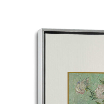 [Color:Polished Chrome], Picture of art in a Polished Chrome frame at an angle