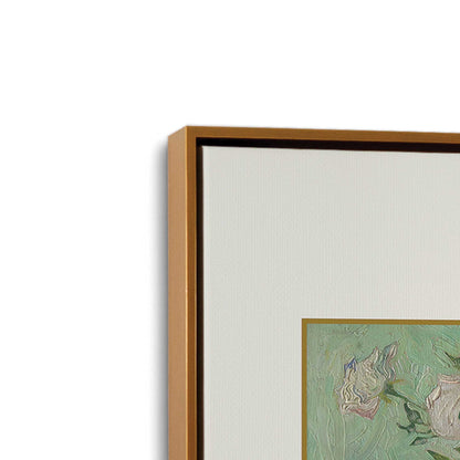 [Color:Polished Gold], Picture of art in a Polished Gold frame at an angle