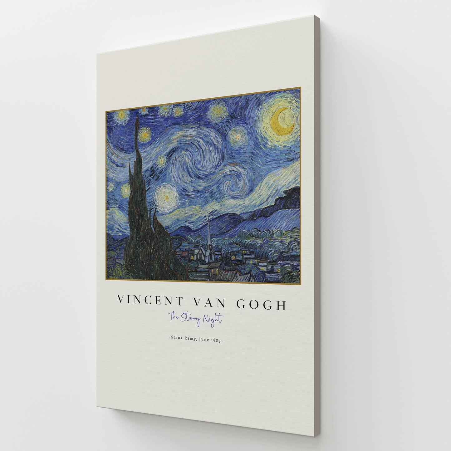 [Color:Stretched Canvas], Picture of art at an angle