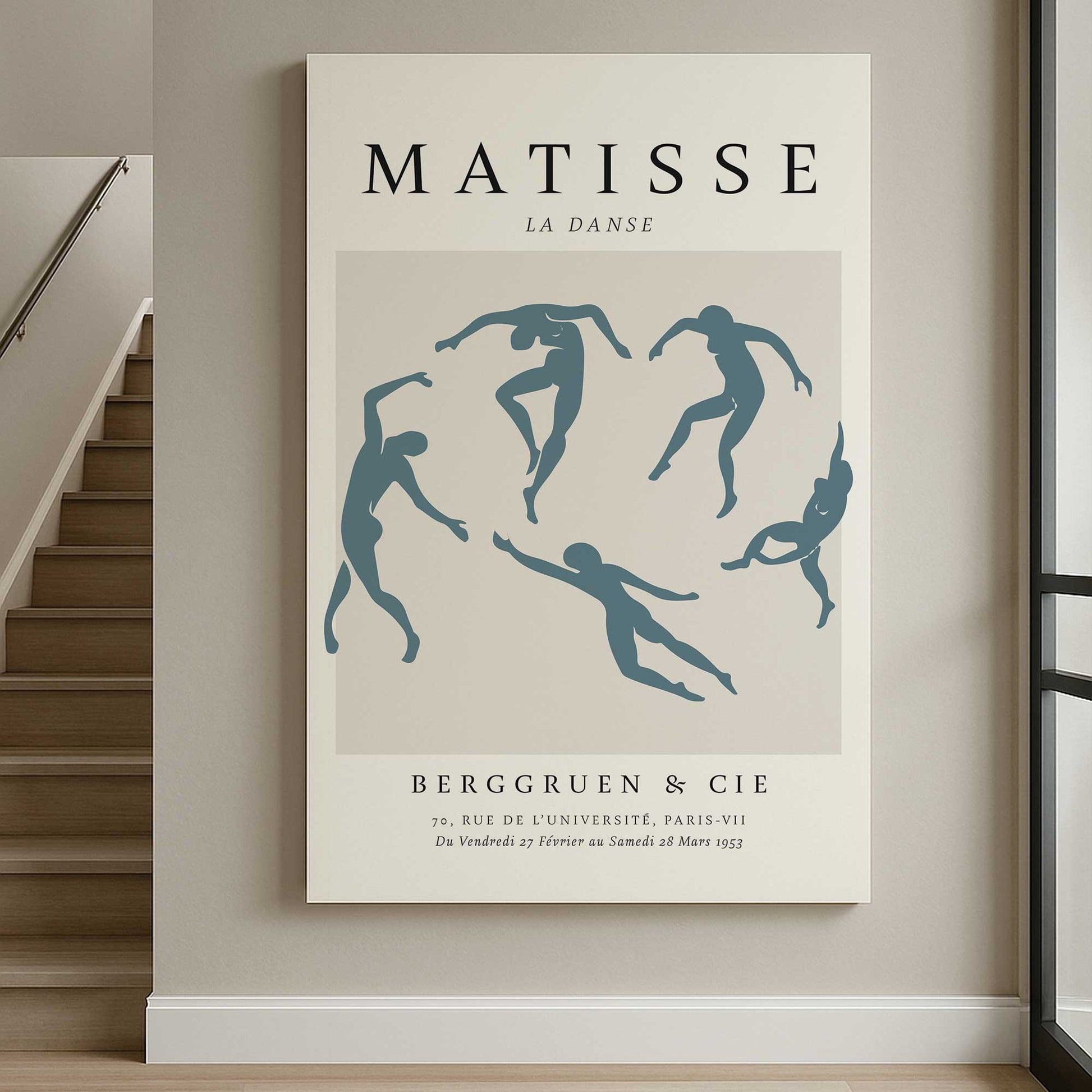 [Color:Stretched Canvas], Picture of art in a room