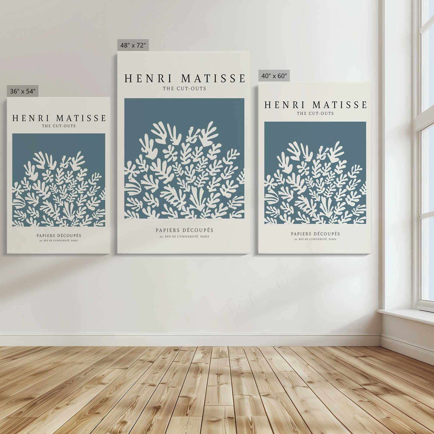 [Color:Stretched Canvas], Image showing the size comparisons