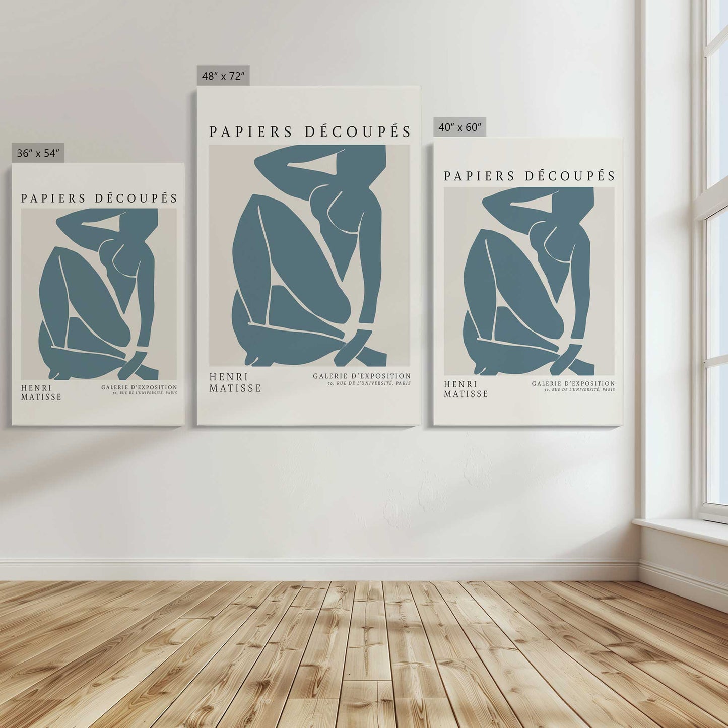 [Color:Stretched Canvas], Image showing the size comparisons