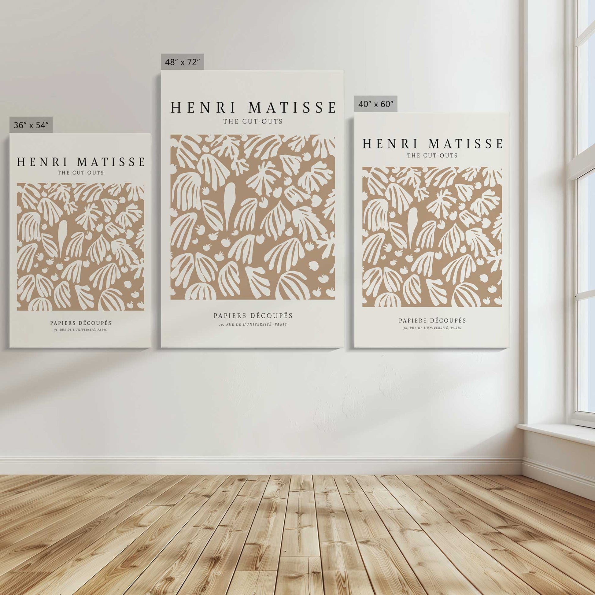 [Color:Stretched Canvas], Image showing the size comparisons