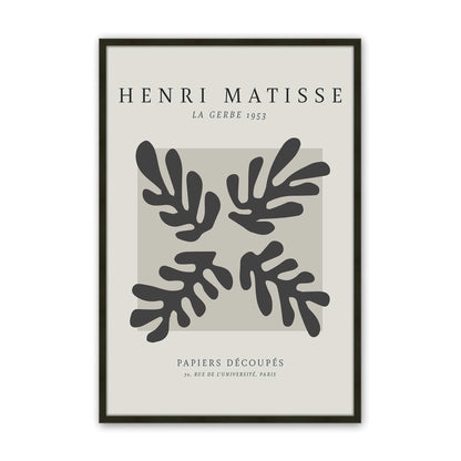 [Color:Satin Black], Picture of art in a Satin Black frame
