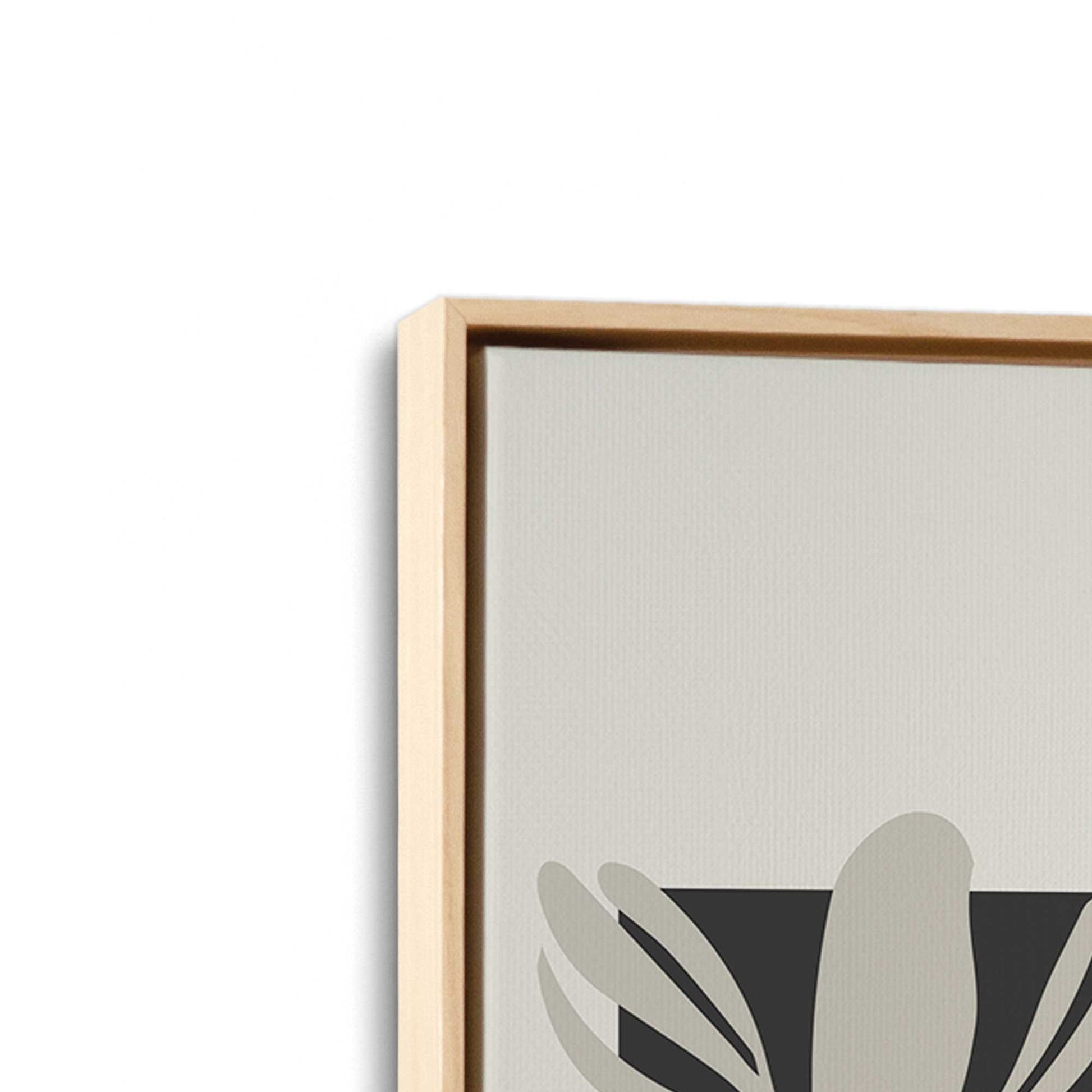 [Color:American Maple], Picture of art in a American Maple frame at an angle