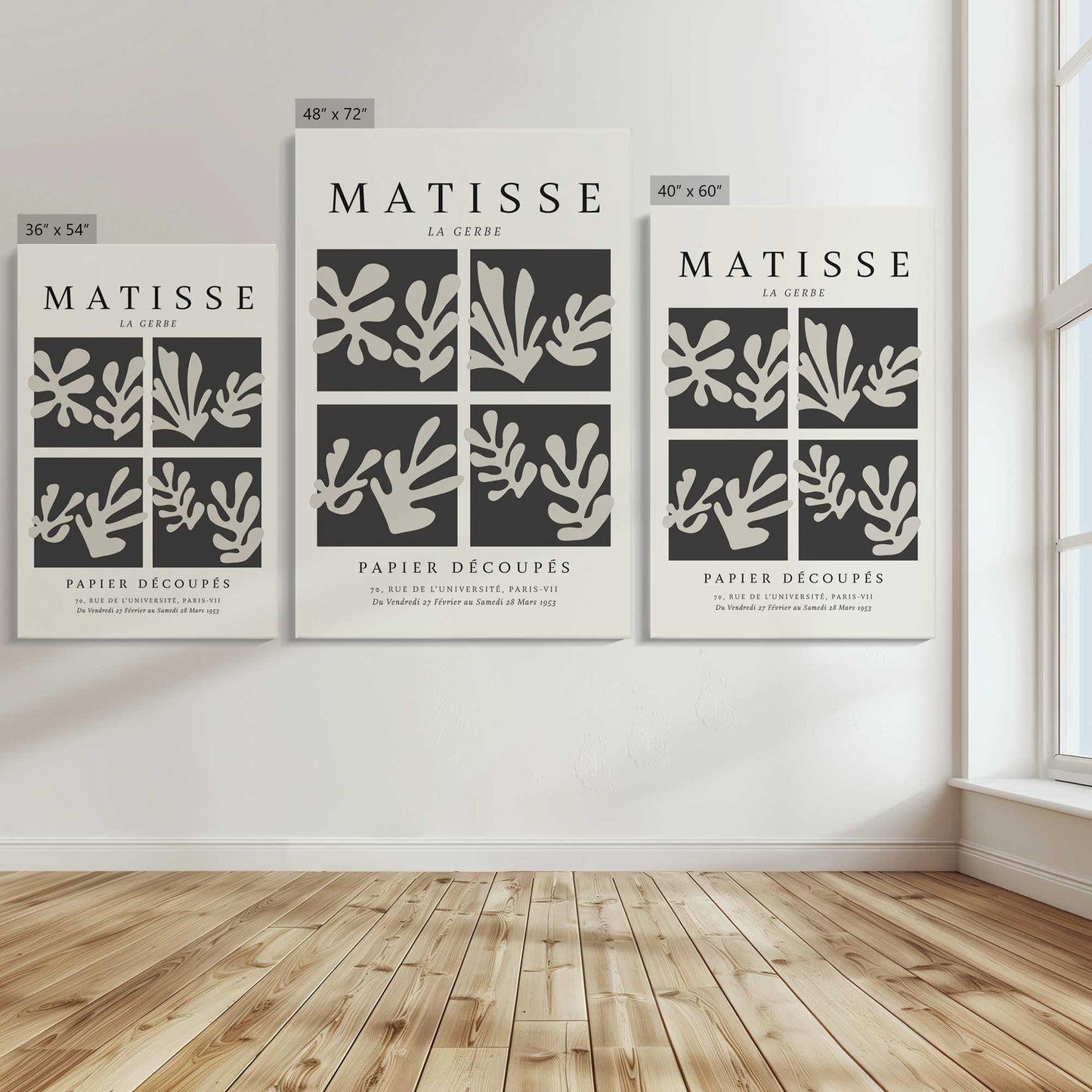 [Color:Stretched Canvas], Image showing the size comparisons