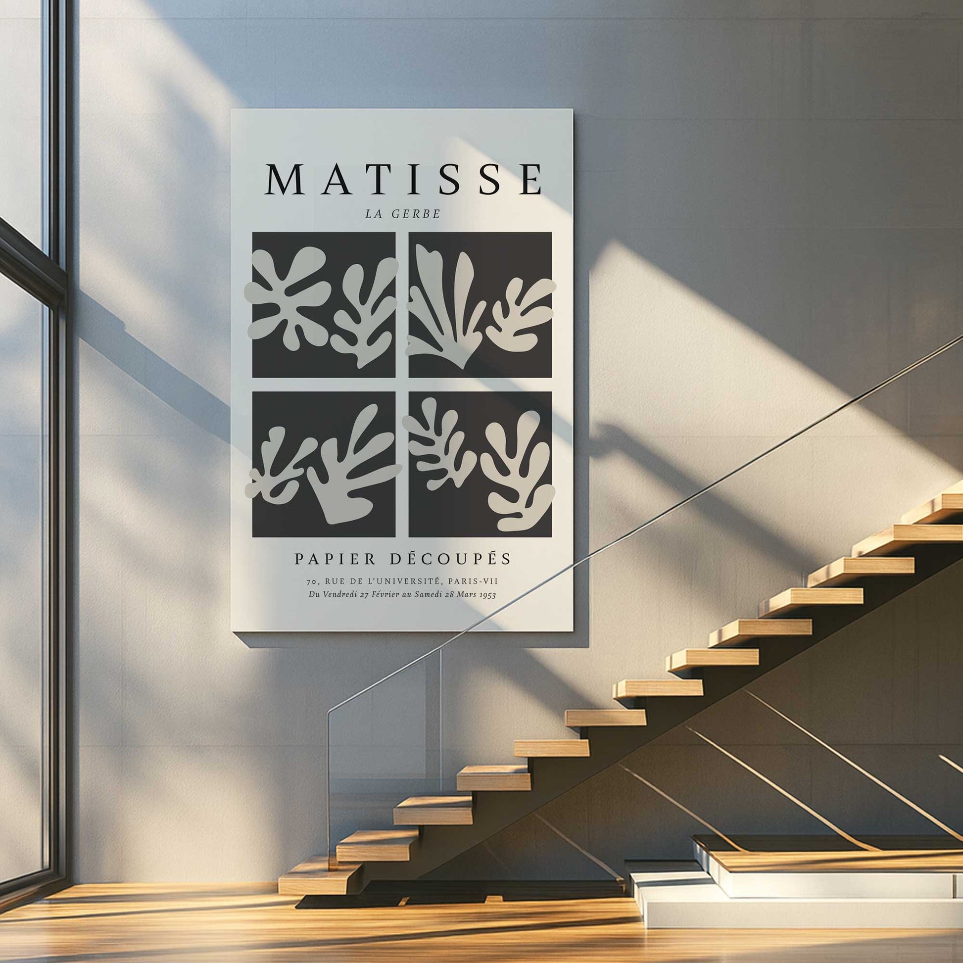 [Color:Stretched Canvas], Picture of art in a room