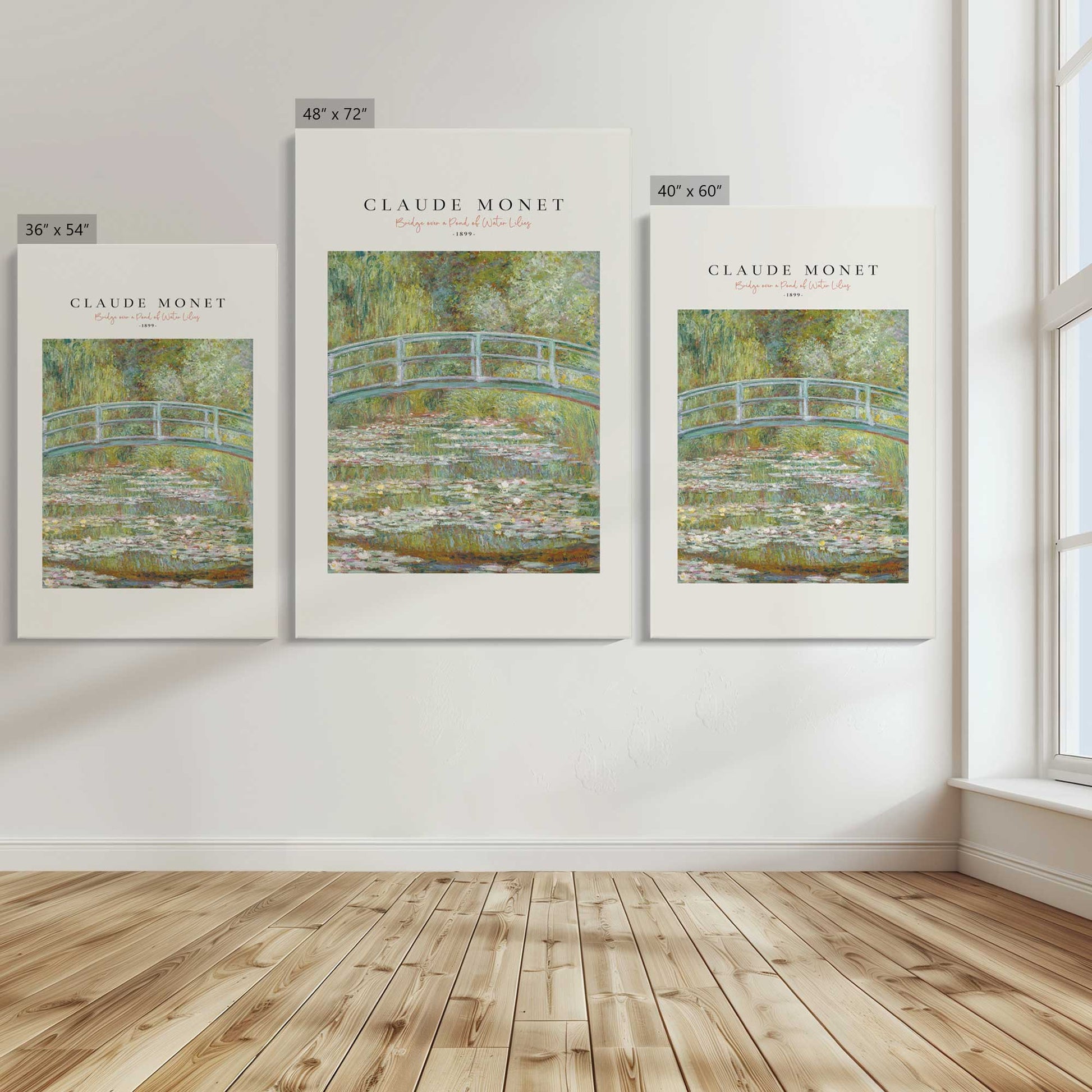 [Color:Stretched Canvas], Image showing the size comparisons