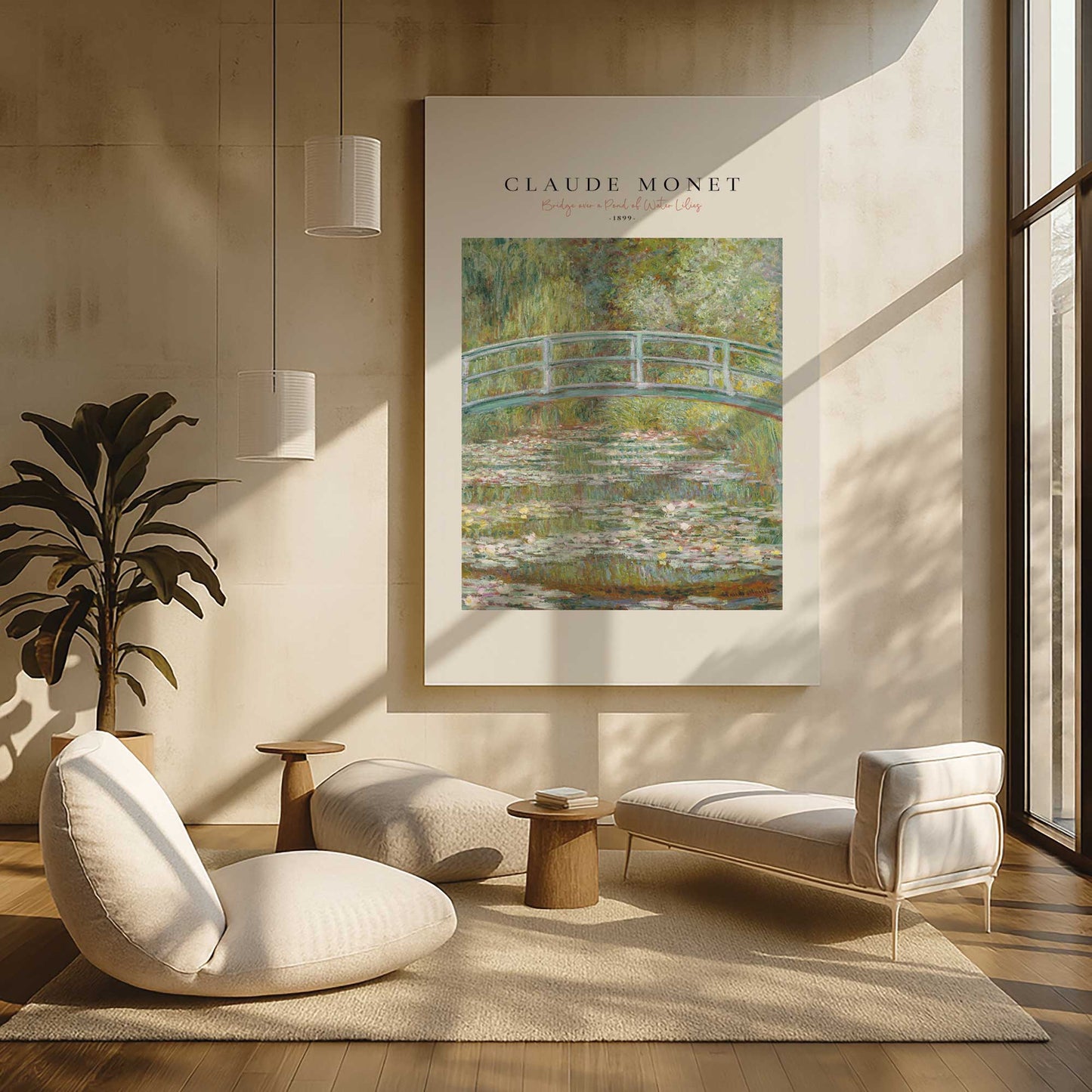 [Color:Stretched Canvas], Picture of art in a room