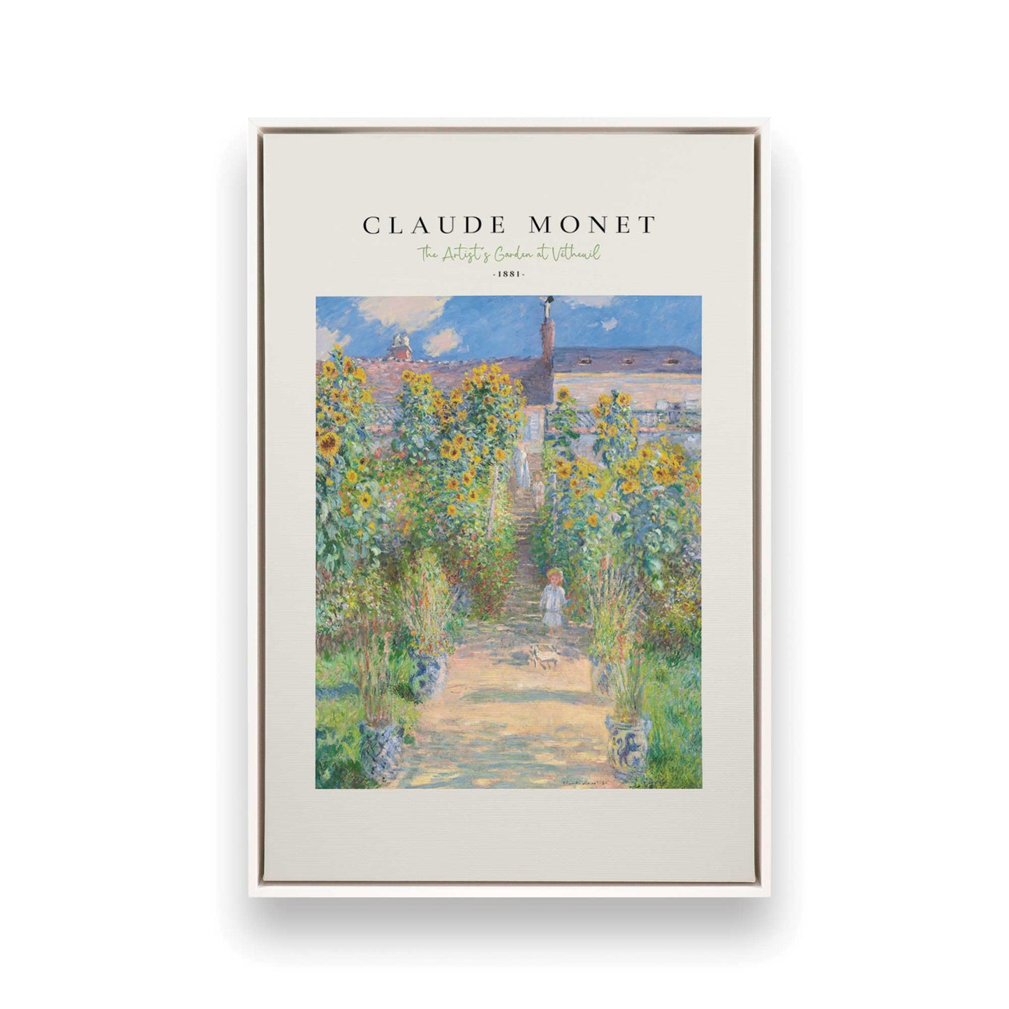 [Color:Opaque White], Picture of art in a White frame