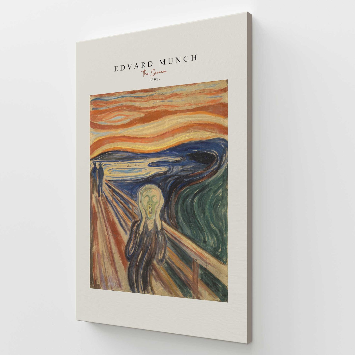 [Color:Stretched Canvas], Picture of art at an angle