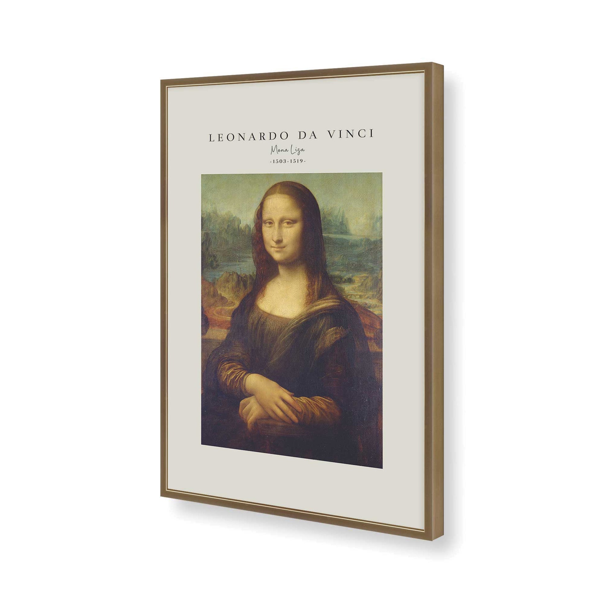 [Color:Brushed Gold], Picture of art in a Brushed Gold frame of the corner