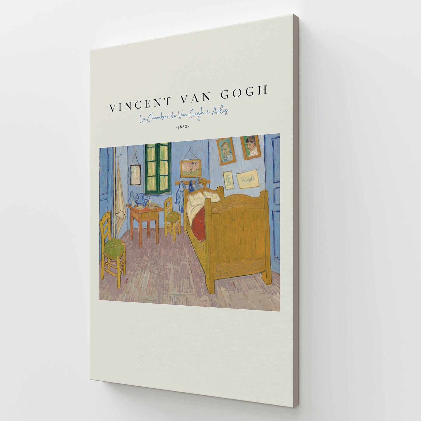 [Color:Stretched Canvas], Picture of art at an angle