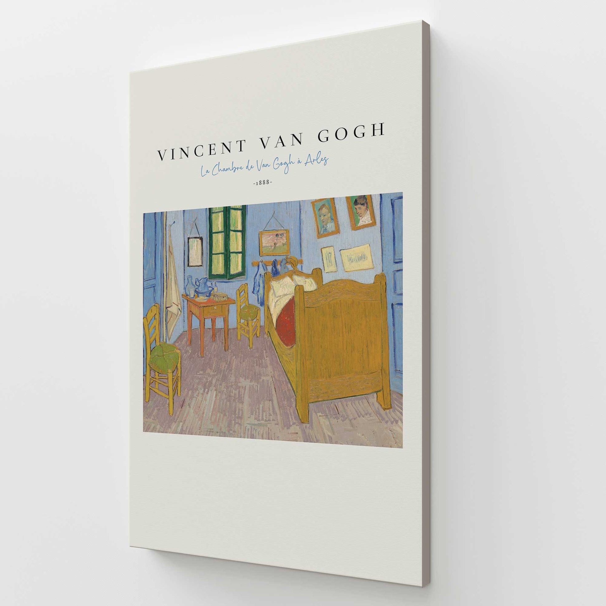 [Color:Stretched Canvas], Picture of art at an angle