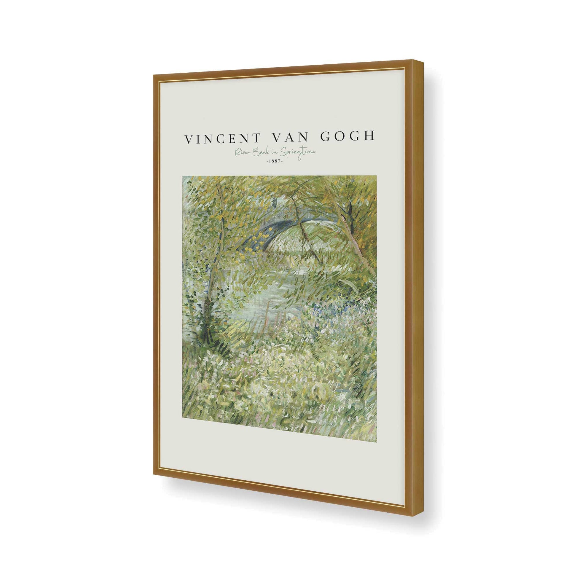 [Color:Polished Gold], Picture of art in a Polished Gold frame of the corner