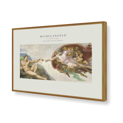 [Color:Polished Gold], Picture of art in a Polished Gold frame of the corner