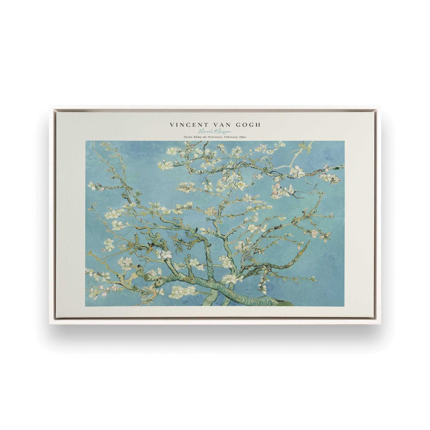 [Color:Opaque White], Picture of art in a White frame