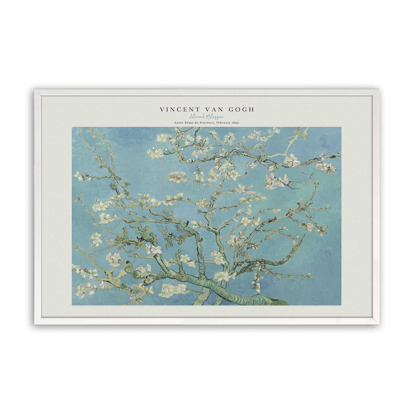 [Color:Opaque White], Picture of art in a Opaque White frame