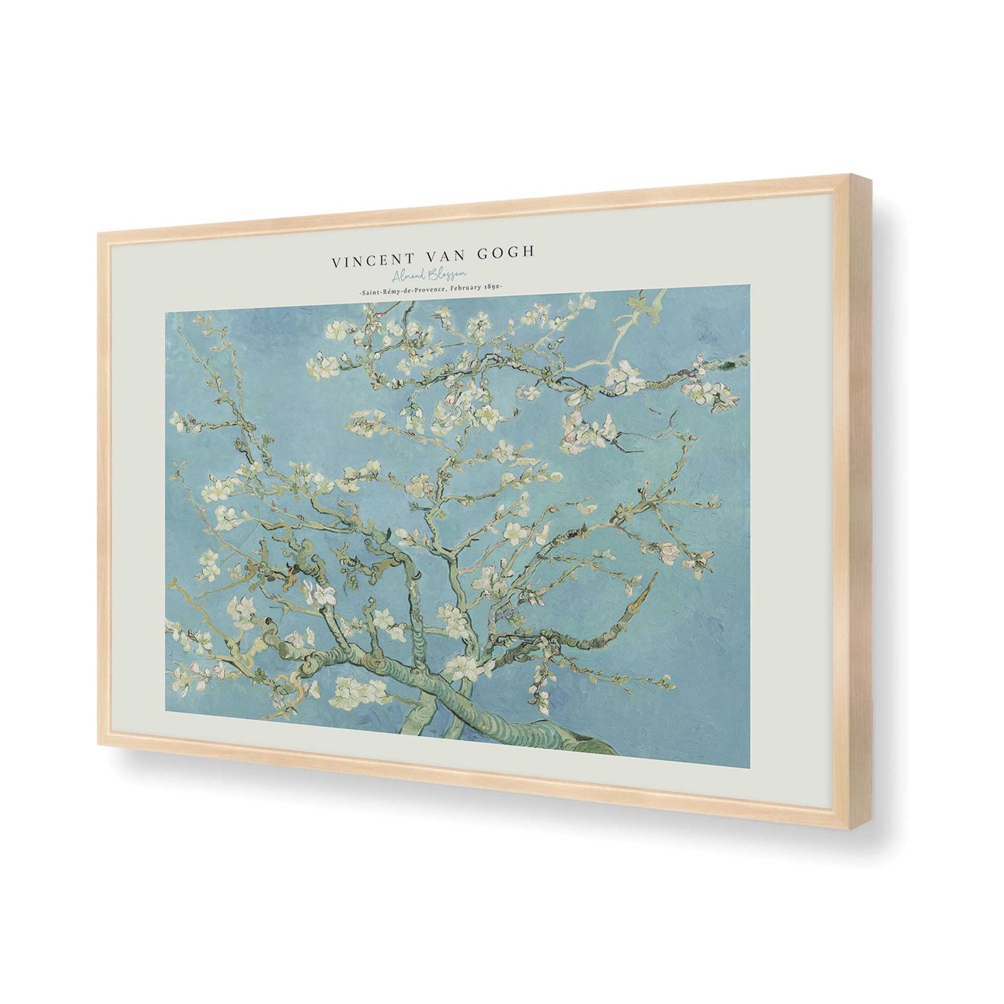 [Color:Raw Maple], Picture of art in a Raw Maple frame of the corner