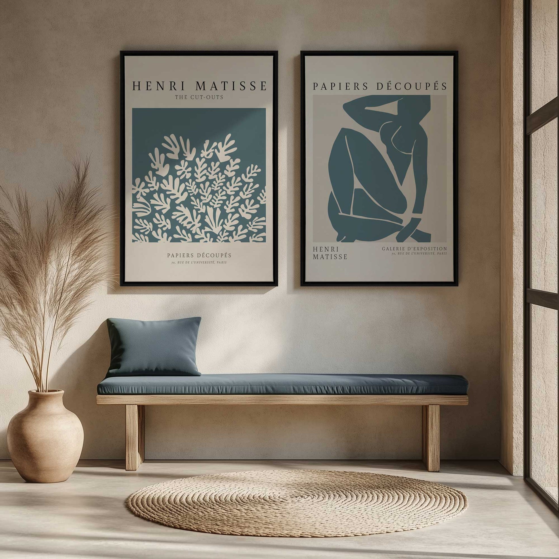 [Color:Satin Black], Picture of art in a Satin Black frame