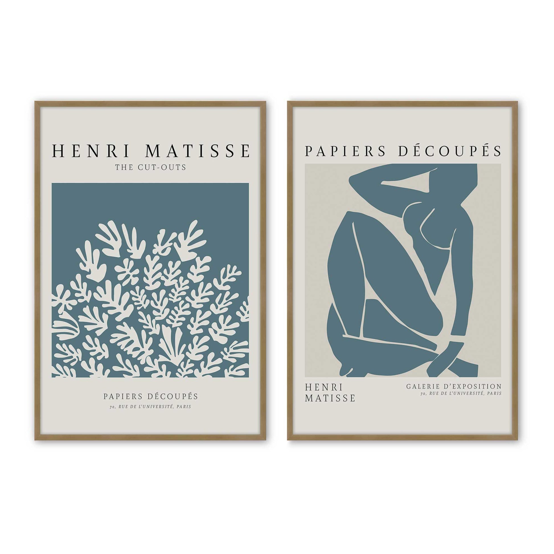 [Color:Brushed Gold], Picture of art in a Brushed Gold frame
