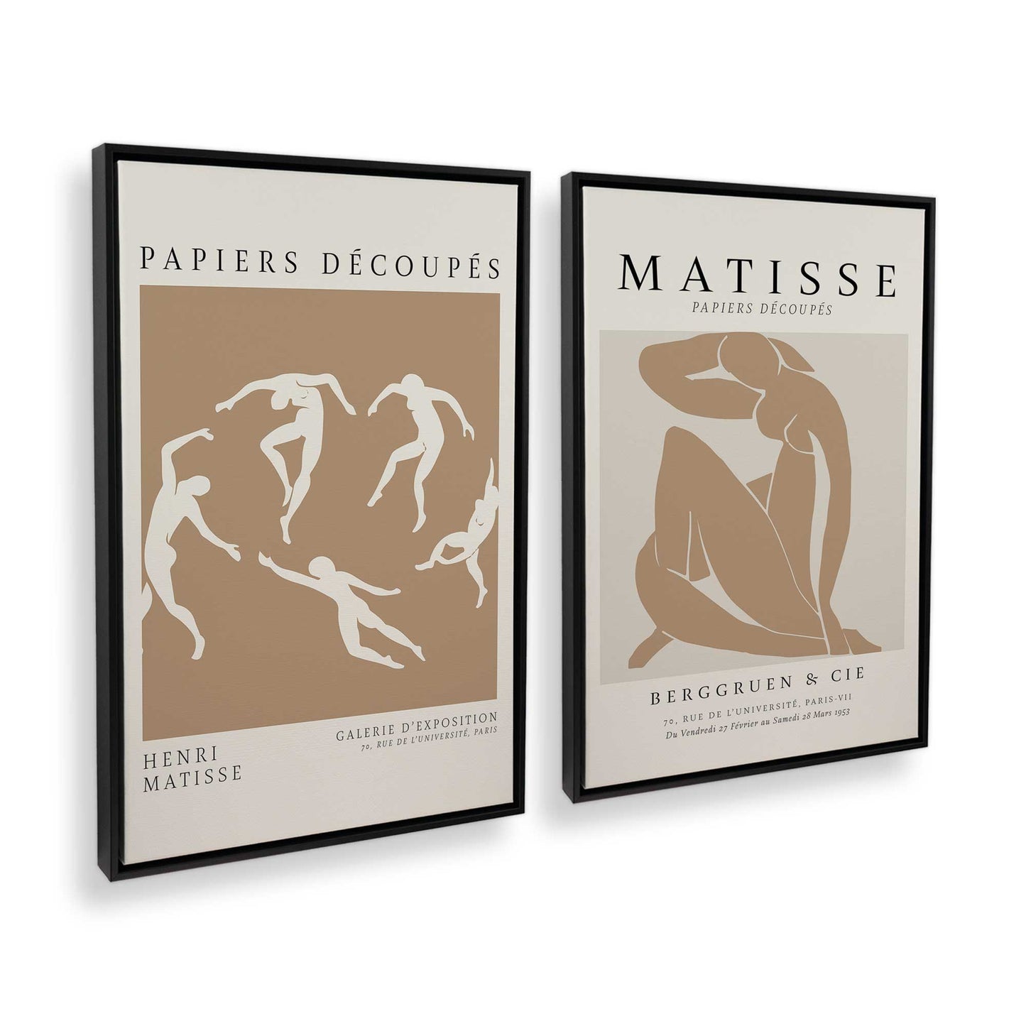 [Color:Satin Black], Picture of art in a Satin Black frame at an angle