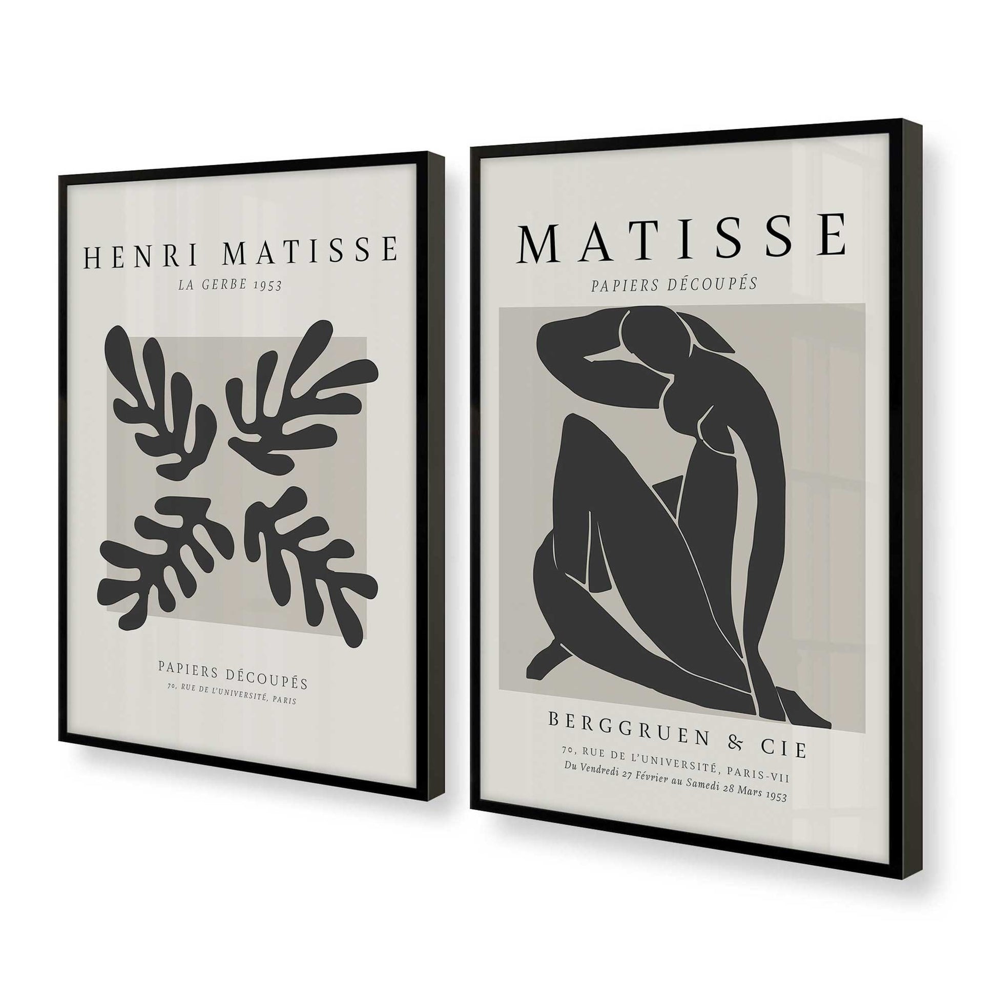 [Color:Satin Black], Picture of art in a Satin Black frame at an angle