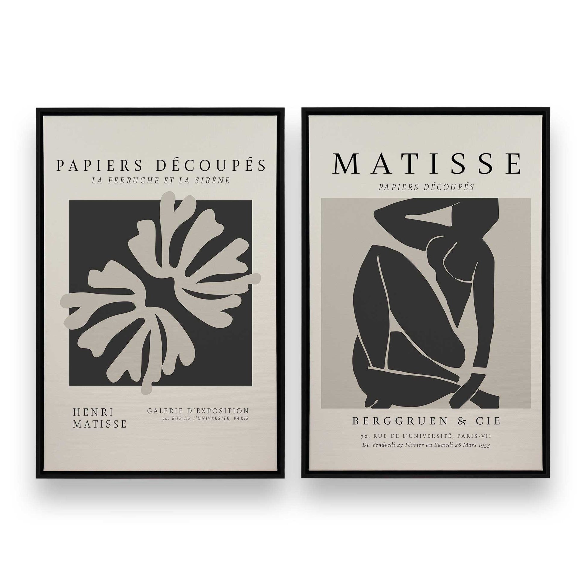 [Color:Satin Black], Picture of art in a Satin Black frame