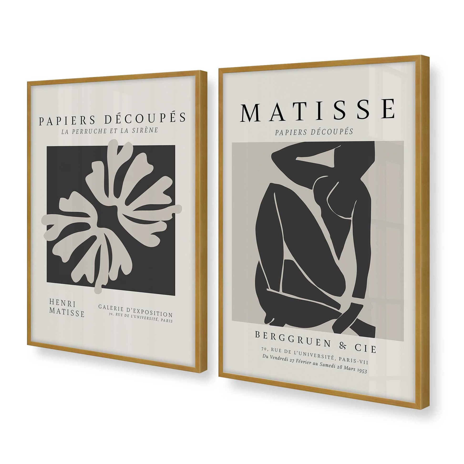 [Color:Polished Gold], Picture of art in a Polished Gold frame at an angle