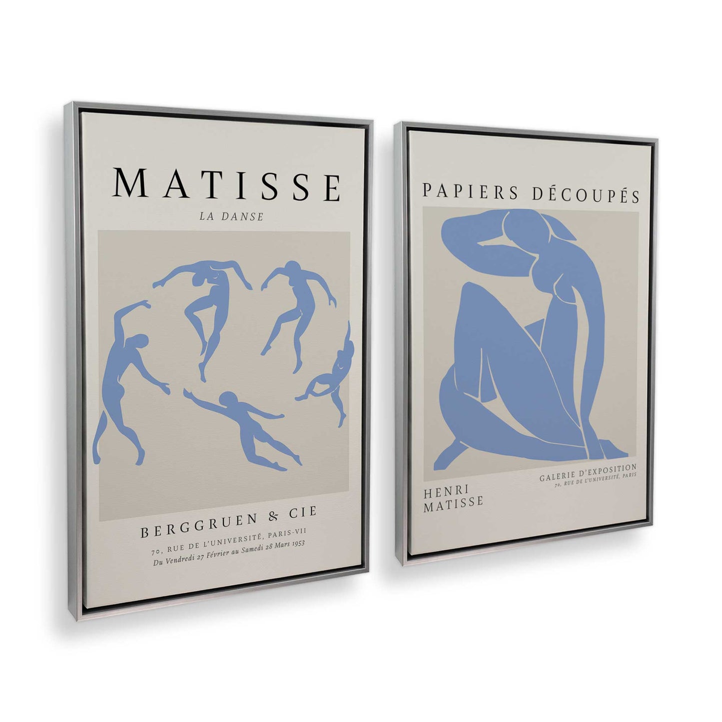 [Color:Polished Chrome], Picture of art in a Polished Chrome frame at an angle