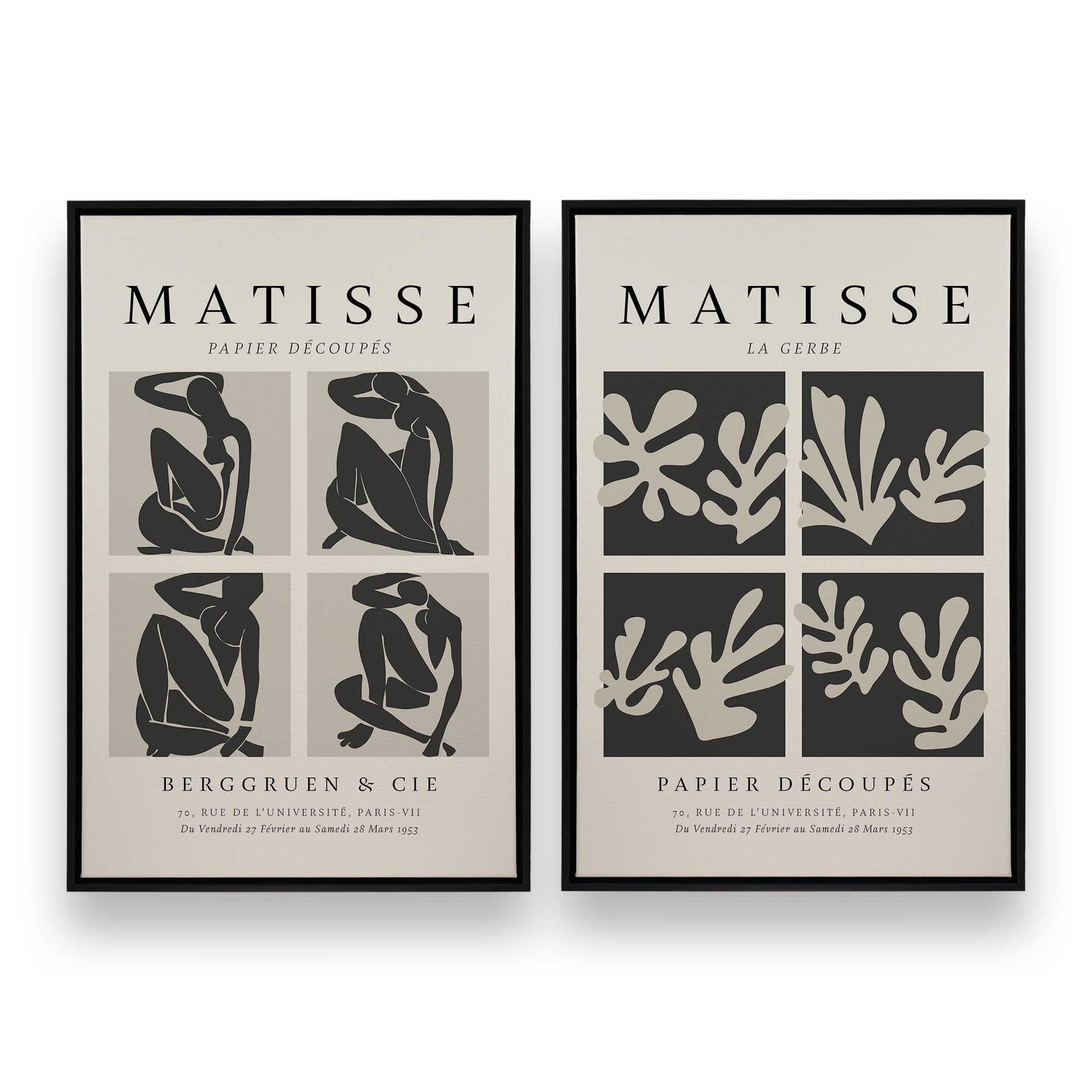 [Color:Satin Black], Picture of art in a Satin Black frame